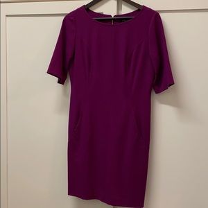 Beautiful fitted Purple Tahari dress